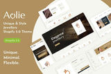 Aolie - Unique & Style Jewellery Shopify 2.0 Theme Jewellery Store, Jewelry Shopping Template, Jeweler Responsive Site, Premium Jewellery Shop Theme