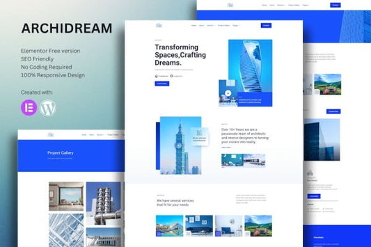 Archidream – Architecture Elementor Template Kit