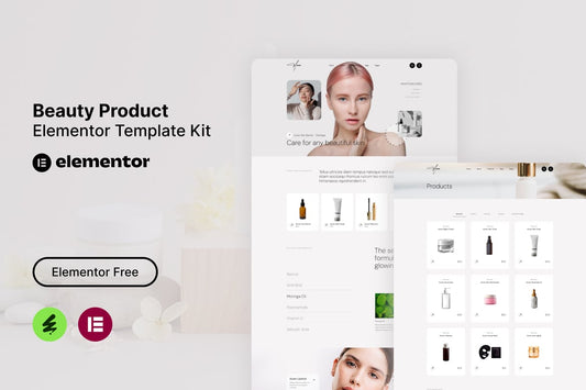 Auren – Beauty Product Elementor Template Kit
