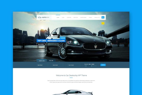 Automan – Advanced Car Dealer HTML Template Advanced Car Dealer HTML Template