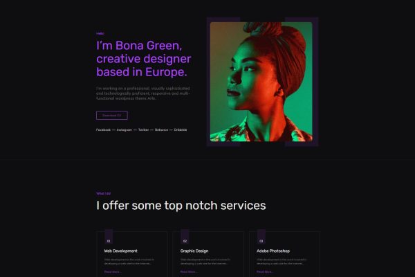Awilo – Creative Portfolio Template agency, clean design, creative, minimal, modern, personal, portfolio, responsive, resume