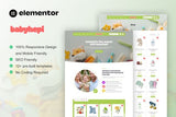 BabyHepi – Kids Store & Baby Shop Elementor Template Kit