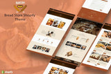 Bakeit - Coffee,bakery,home Shop Shopify Theme cookies, doughnuts, honey, bread, candy stores, organic food, pastry, cupcakes,sweets, desserts shop