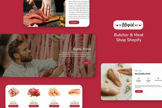 BBque - Food, Butcher & Meat Shop Shopify Theme Meat, Food Delivery & Packed Food eCommerce Store Template. Processed eatery & Premium Marketplaces.