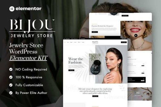 Bijou – Jewelry Store Elementor Pro Template Kit