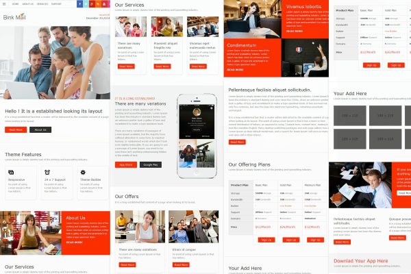 Bink Mail- Responsive E-mail Template Bink Mail – Responsive Email Template is a Modern and Clean Design.