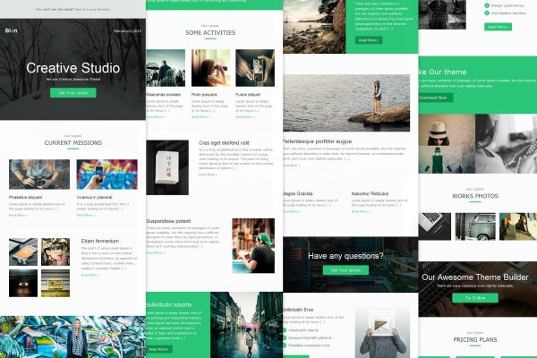 Bion – Responsive Email Template Bion Mail – Responsive Email Template is a Modern and Clean Design.
