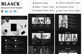 Blaack – Multipurpose Responsive Email Template Best marketing email template for your email campaign