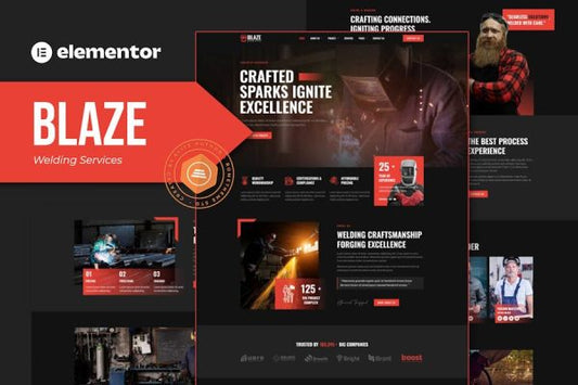 Blaze – Welding Services Elementor Template Kit