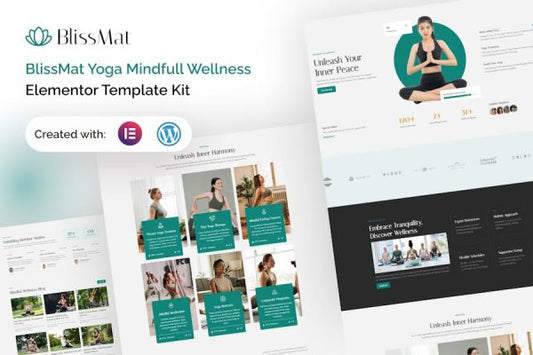 BlissMat – Yoga & Wellness Elementor Template Kit