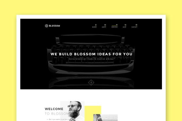 Blossom – Minimal Portfolio HTML5 Template Minimal Portfolio HTML5 Template