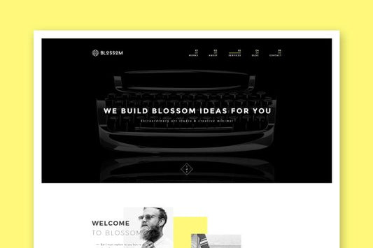 Blossom – Minimal Portfolio HTML5 Template Minimal Portfolio HTML5 Template