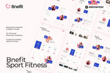 Bnefit – Gym & Fitness Center Elementor Template Kit