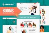 Booms – Influencer Marketing Conference Elementor Template Kit