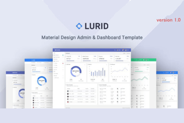 Bootstrap Admin & Dashboard UI Kit- Lurid Lurid is the most developer friendly & highly customisable HTML Admin Dashboard Template