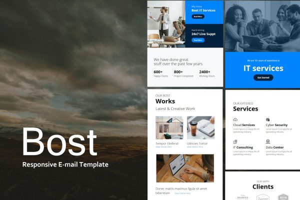 Bost Mail – Responsive E-mail Template