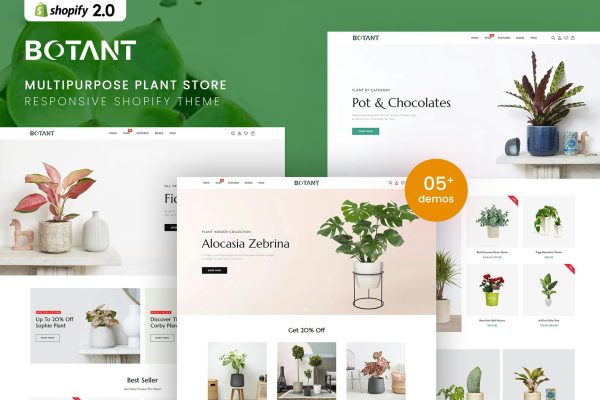 Botant - MultiPurpose Plant Store Shopify Theme MultiPurpose Plant Store Shopify 2.0 Theme
