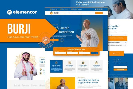 Burji – Hajj & Umrah Tour Travel Elementor Template Kit