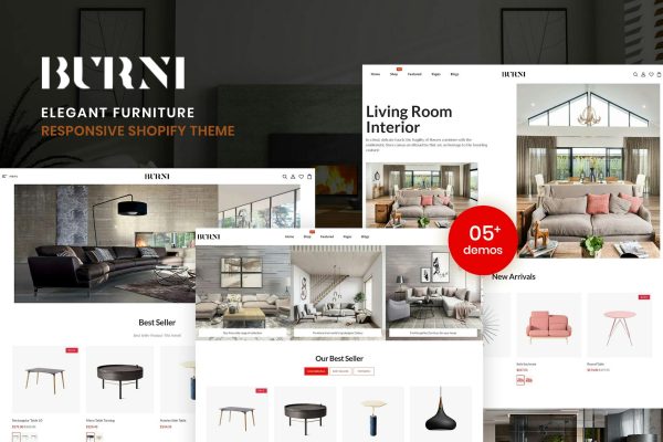 Burni - Elegant Furniture Shop For Shopify Elegant Furniture Shop For Shopify
