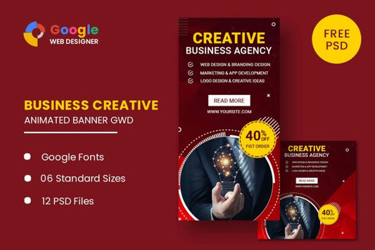 Business Creative Animated Banner GWD Business Creative Animated Banner GWD