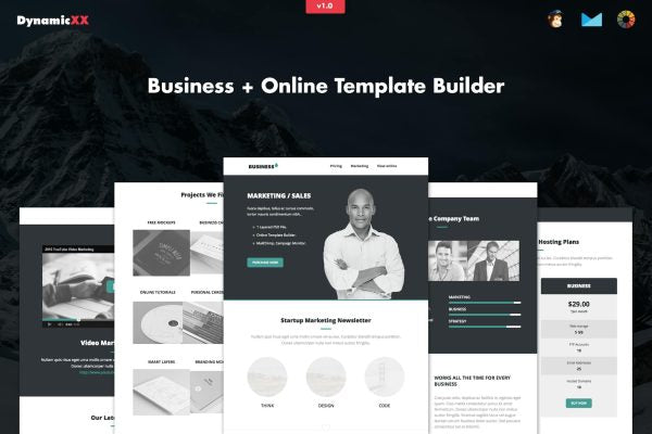 Business – Responsive Corporate Email Template Business – Responsive Email is a Corporate / Business Newsletter for companies and personal use.