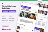 Charaka – Digital Marketer Portfolio Elementor Pro Template Kit