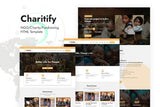 Charitify – NGO/Charity/Fundraising HTML Template NGO, Charity, Fundraising & Non-Profit HTML Template
