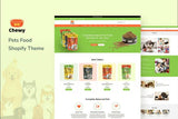 Chewy - Dog, Kitten & Pet Shop Shopify Theme Responsive Pet Store Shopify Template, Dog foods & Toys, Bird Feeds, Cages and Accessories Shops.