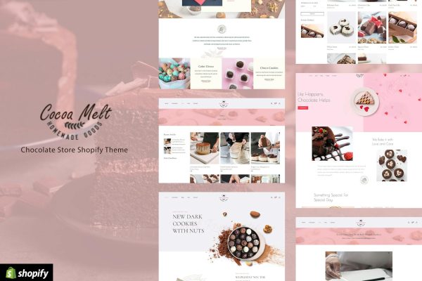Chokee - Cakes, Sweets & Chocolate Shopify Theme Online Cake Store, Cake Products, Juices, Milkshakes & Cake Shops, Bakery Shopify eCommerce Theme