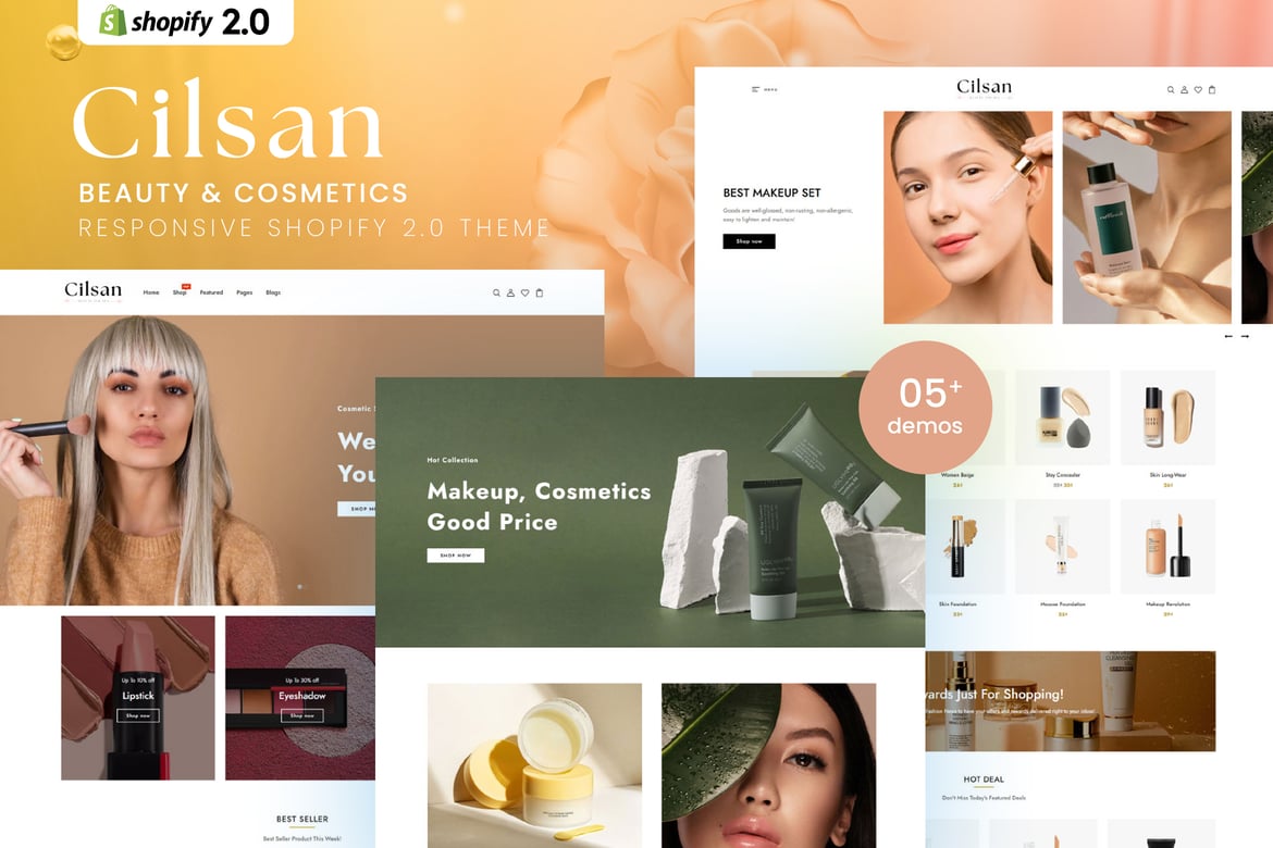 Cilsan - Beauty & Cosmetics Shopify 2.0 Theme Shopify Theme