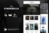 Cinderella – E-commerce Responsive Email Template Create beautiful responsive e-mail templates for promoting your e-shop, business & services