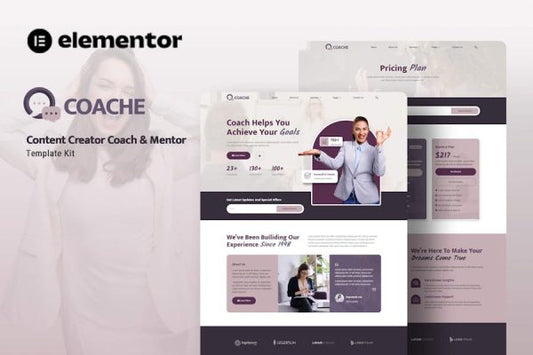 Coache – Content Creator Mentor Elementor Template Kit