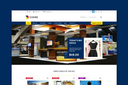 Comre – Coupon & Offers HTML Template Coupon & Offers