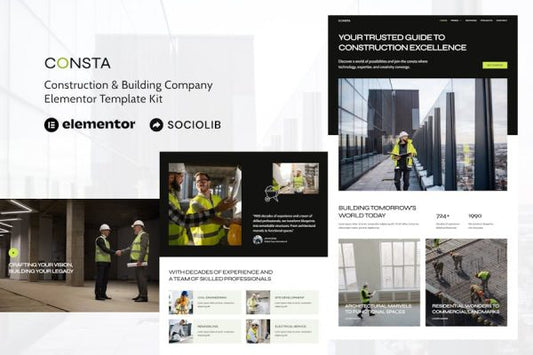 Consta – Construction & Building Company Elementor Template Kit