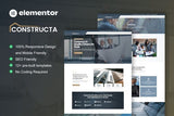 Constructa – Construction & Building Elementor Pro Template Kit