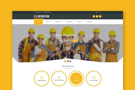 Construction – Industrial HTML5 Template Construction & Building