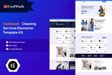 Coolwash – Cleaning Services Elementor Pro Template Kit