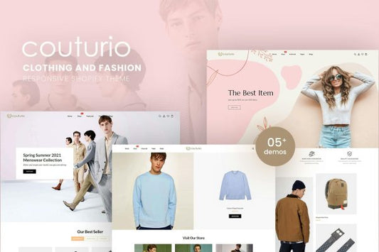 Couturio - Clothing & Fashion Shopify Theme Clothing & Fashion Responsive Shopify Theme