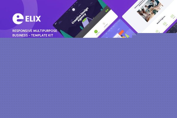 Elix – Responsive Multipurpose Creative Business Template Kit