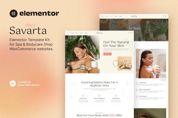 Savarta ? Spa & Bodycare Shop Elementor Template Kit