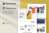 Wonderfund ? Fundraising & Charity Elementor Template Kit