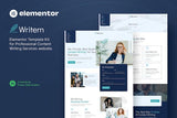 Writern ? Content Writing Services Elementor Template Kit