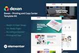 Dexen – Printing & Copy Center Elementor Template Kit