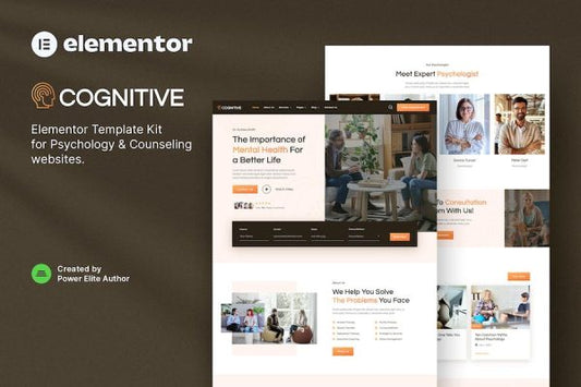 Cognitive ? Psychology & Counseling Elementor Template Kit