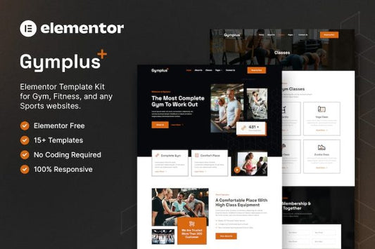 Gymplus – Gym & Fitness Elementor Template Kit