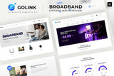 Golink – Broadband & Internet Service Provider Template Kit