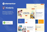 Kinderly ? Child Therapist & Psychologist Elementor Template Kit
