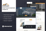 Dinso – Single Property & Apartment Elementor Template Kit