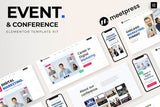 Meetpress – Event & Conference Elementor Template Kit