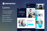 Cleany ? Cleaning Service Company Elementor Template Kit